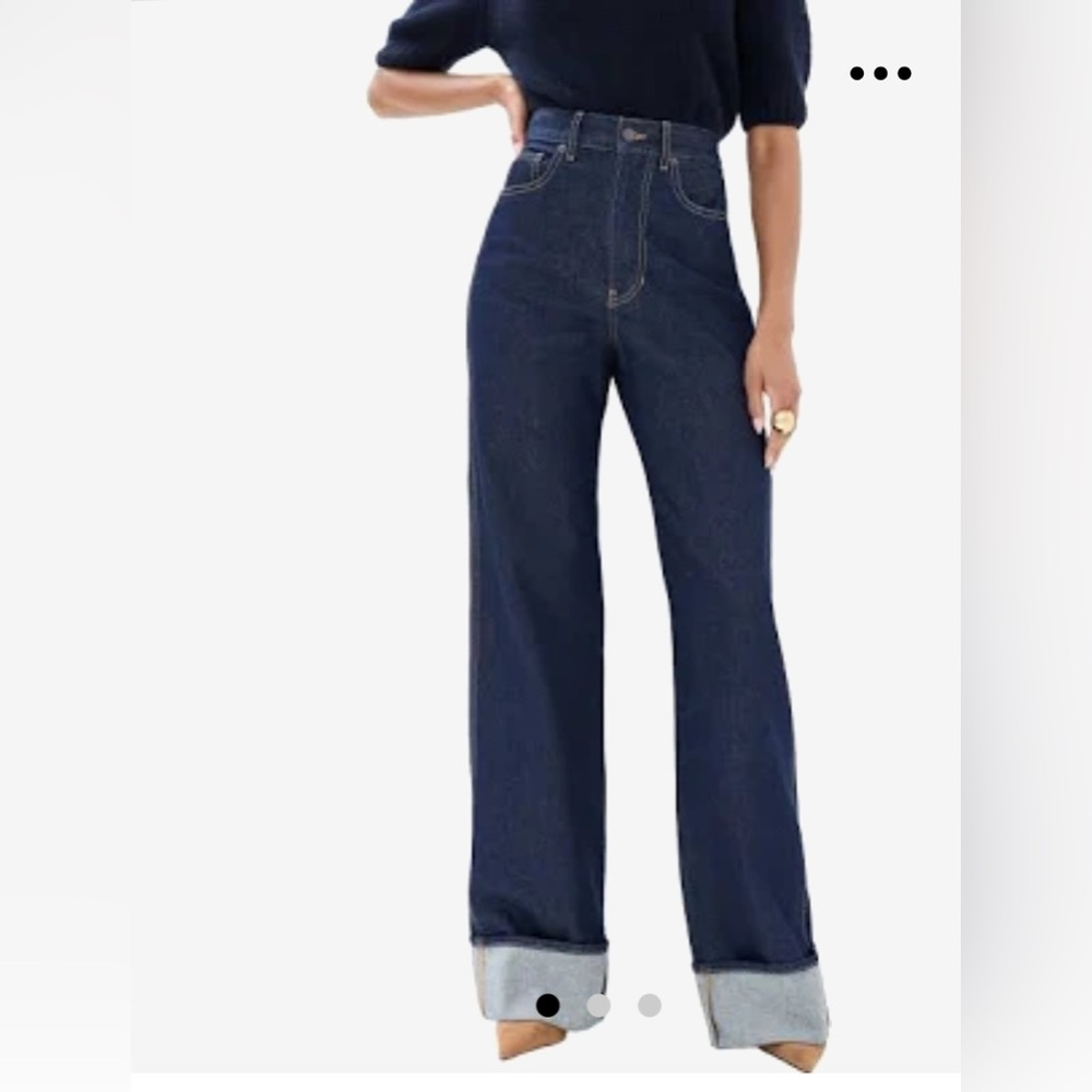 Veronica Beard Dark Indigo Flare Jeans